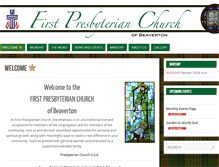 Tablet Screenshot of beavertonpresbyterian.org